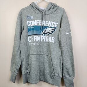 Nike Philadelphia Eagles Space Dyed Long Sleeve Super Bowl Pullover Hoodie Small